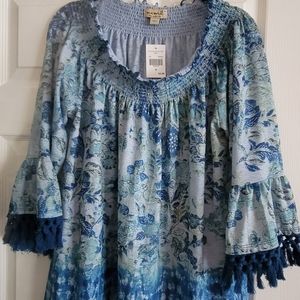 One World top off shoulder Medium